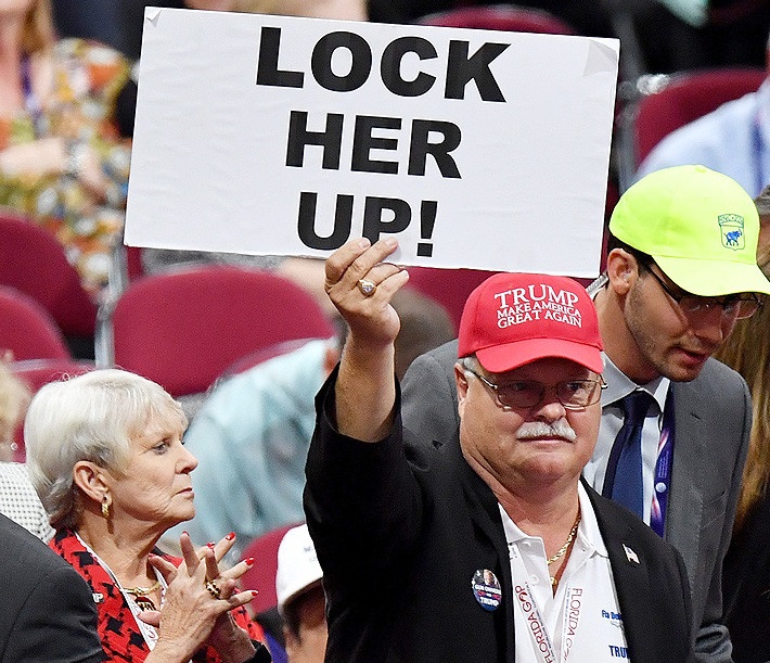 Lock Her Up Opening Arguments